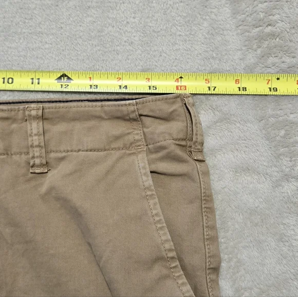 American Eagle Outfitters Next Level Flex Men's Tan Flat-Front Shorts Size 32 - Picture 7 of 8